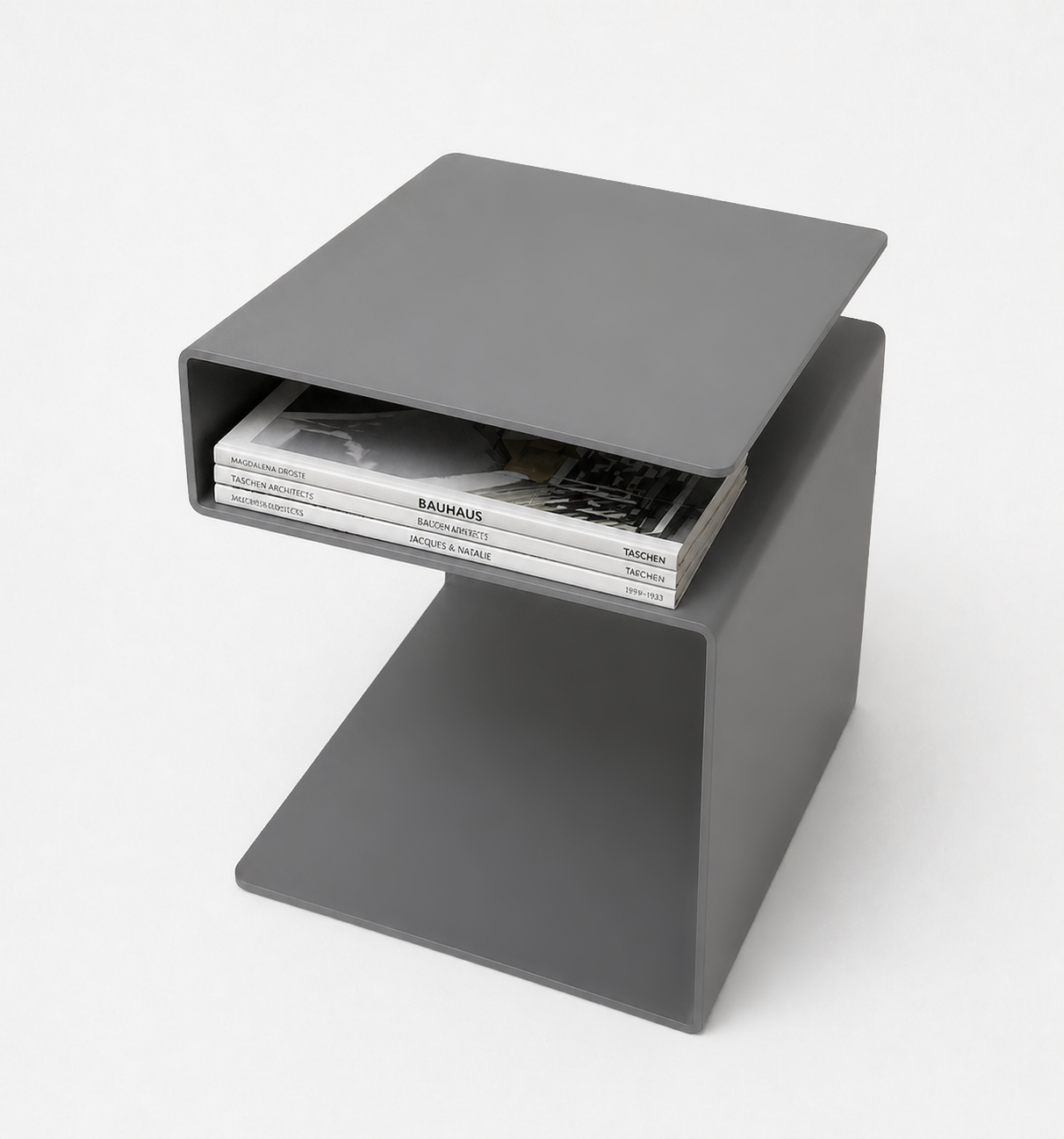Beistelltisch TOKIO aus Aluminium | staubgrau