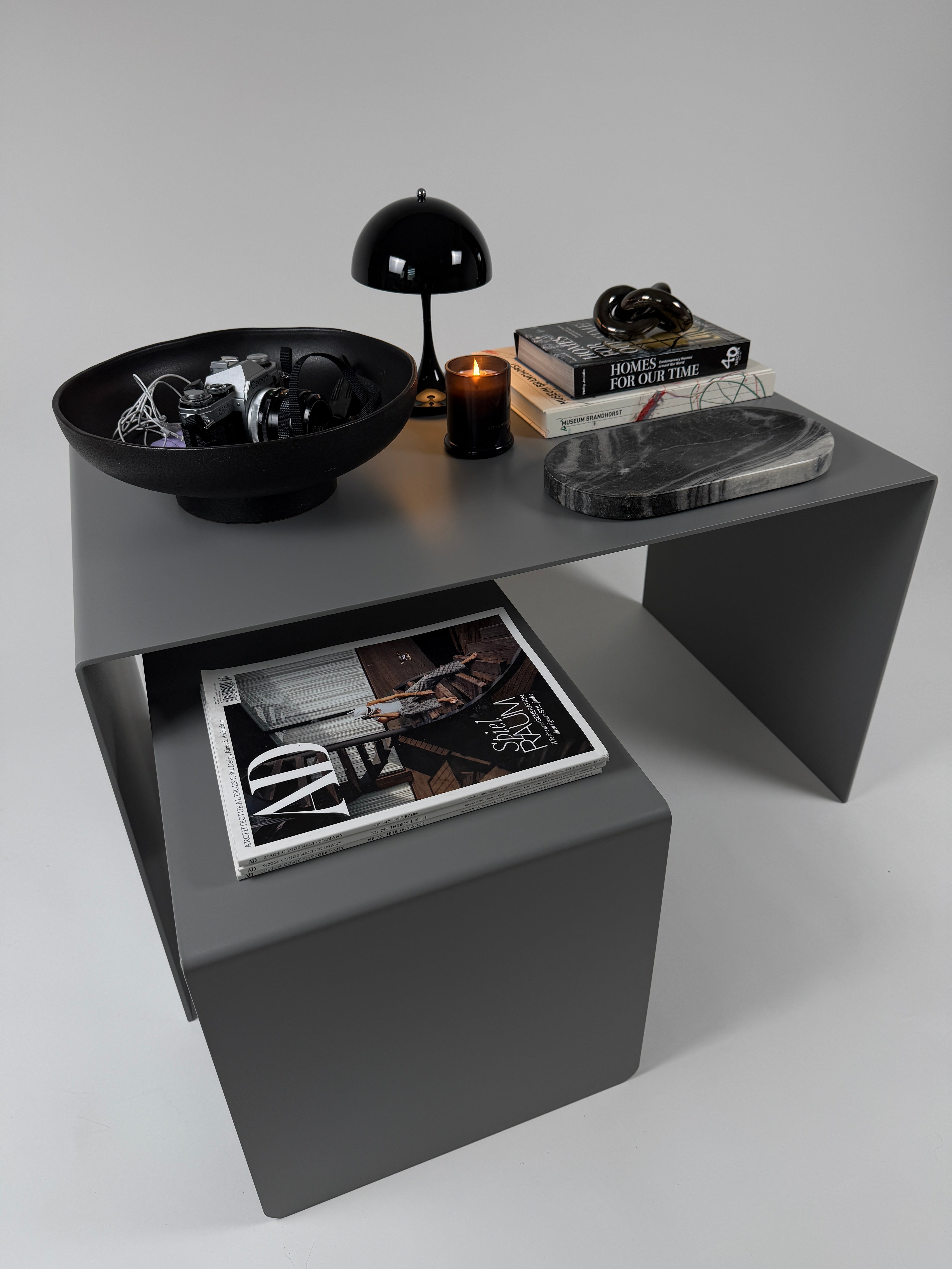 Couchtisch aus Aluminium