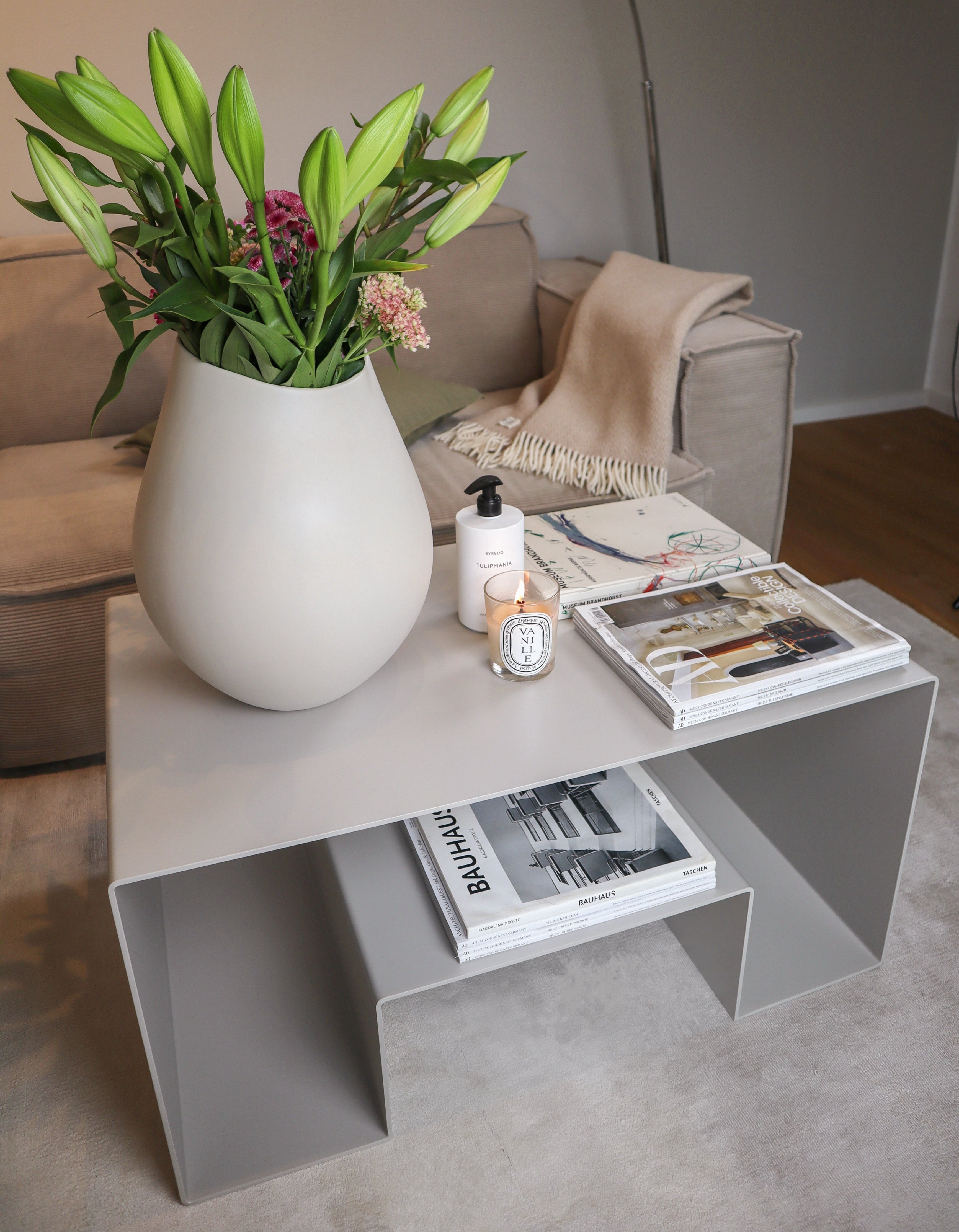 Couchtisch CHICAGO aus Aluminium