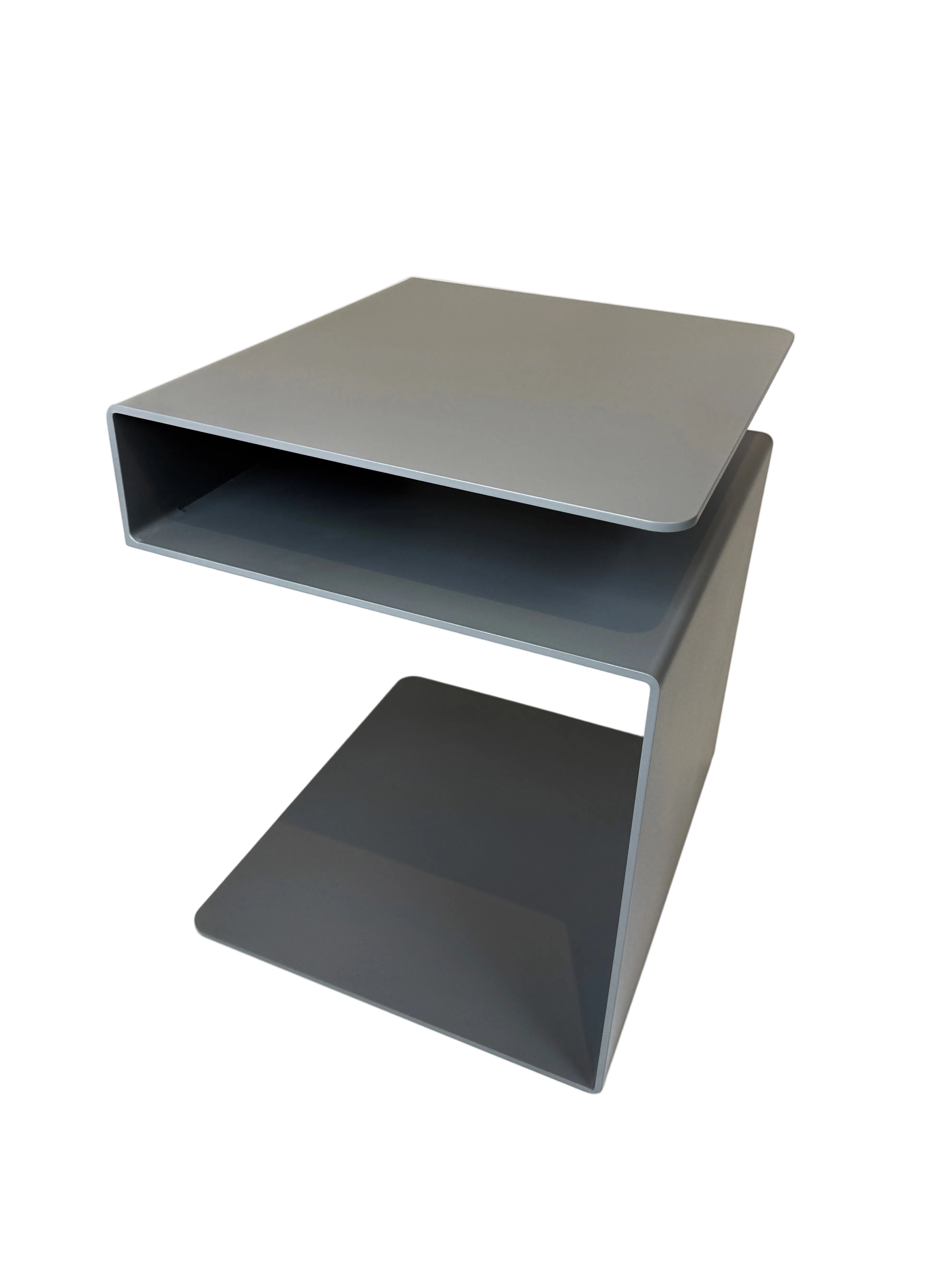 Beistelltisch TOKIO aus Aluminium | staubgrau